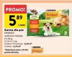 Intermarche Karma dla psa wołowina kurczak i jagnięcina w galaretce Purina Friskies oferta