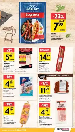 Intermarche Kiełbaski ślązerki Morliny oferta