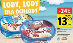 Intermarche Lody śmietankowo-truskawkowo-czekoladowe Koral Kolorowe Lato oferta