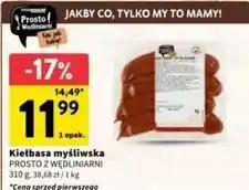 Intermarche Kiełbasa myśliwska Prosto Z Wędliniarni oferta