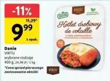 Intermarche Kotlet drobiowy de volaille z puree ziemniaczanym i marchewką groszkiem Virtu oferta