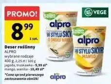 Intermarche Jogurt sojowy truskawkowy Alpro Skyr Style oferta