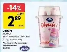 Intermarche Jogurt truskawkowy z piankami Olma oferta