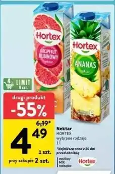 Intermarche Nektar grejpfrut rubinowy Hortex oferta