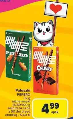Carrefour Market Paluszki, różne smaki PEPERO oferta