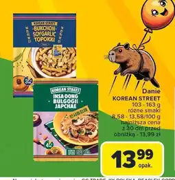Carrefour Market Danie, różne smaki KOREAN STREET oferta