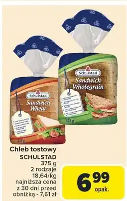 Carrefour Market Chleb tostowy Schulstad oferta