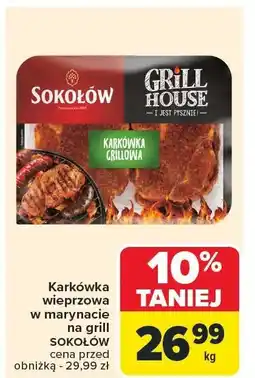 Carrefour Market Karkówka wieprzowa w marynacie na grill Sokołów oferta