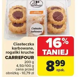 Carrefour Ciasteczka karborowane Carrefour oferta