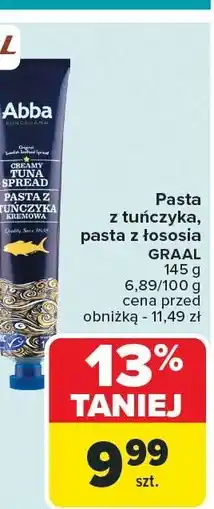 Carrefour Pasta z tuńczyka Graal oferta
