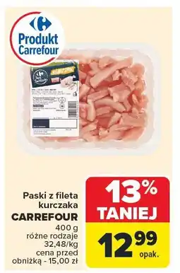 Carrefour Market Paski z fileta kurczaka Carrefour oferta