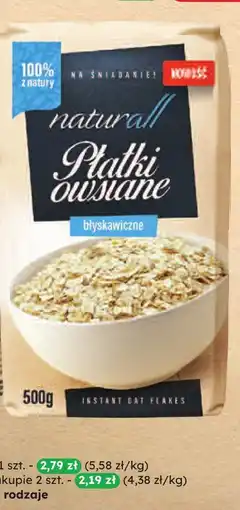 Dino Płatki owsiane błyskawiczne Naturall oferta