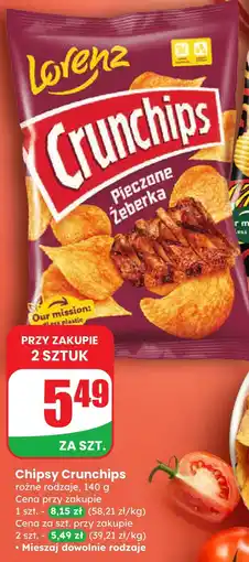 Dino Chipsy Crunchips, różne rodzaje Lorenz oferta