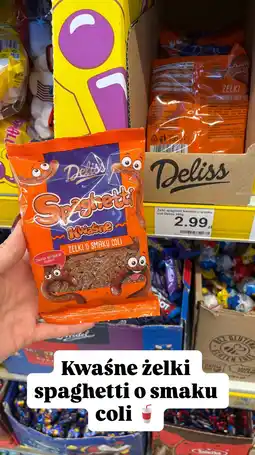 Dino Żelki kwaśne spaghetti o smaku coli Deliss oferta