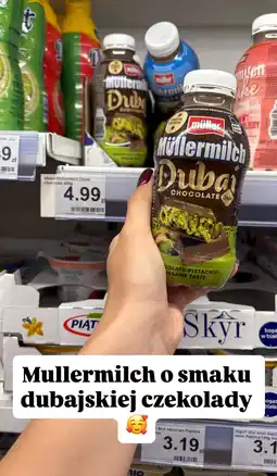 Dino Napój mleczny Mullermilch Dubai Chocolate o smaku czekolady i pistacji oferta
