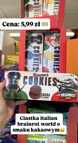 Dino Ciastka Italian Brainrot World o smaku kakaowym Yummer's oferta