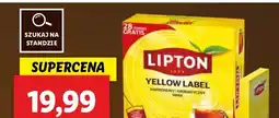 Lidl Herbata czarna Lipton Yellow Label oferta