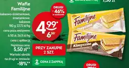 Żabka Wafle Familijne śmietankowe oferta