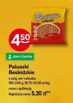 Żabka Paluszki Beskidzkie z solą, ser-cebulka oferta