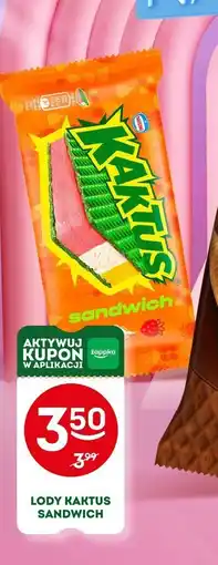 Żabka Lody Kaktus Sandwich oferta