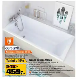 OBI Wanna akrylowa Cersanit oferta