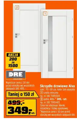 OBI Skrzydło drzwiowe Dre oferta