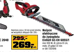 OBI Nożyce do gałęzi Einhell oferta