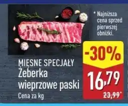 ALDI Żeberka wieprzowe Mięsne Specjały oferta