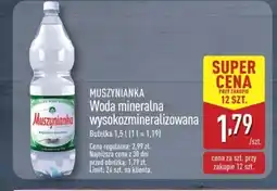 ALDI Woda mineralna Muszynianka oferta