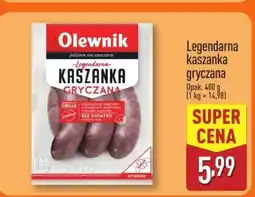 ALDI Kaszanka Olewnik oferta