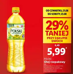 Lidl Olej Polski oferta