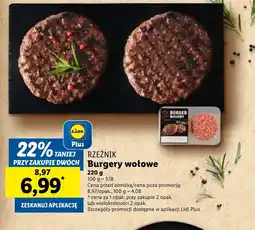 Lidl Burgery Rzeźnik oferta