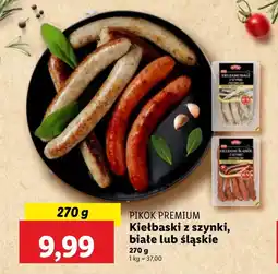 Lidl Kiełbaski Pikok oferta