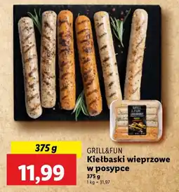 Lidl Kiełbaski Grill&Fun oferta