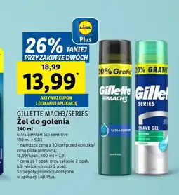 Lidl Żel do golenia Gillette oferta