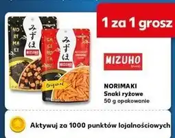 Kaufland Snacki ryżowe nori maki wasabi Mizuho oferta