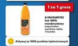 Kaufland Sok mandarynkowy K-Classic Favourites oferta