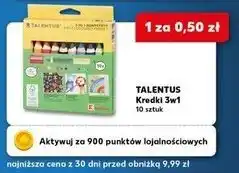 Kaufland Kredki świecowe wodoodporne Talentus oferta