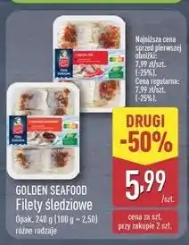 ALDI Filety śledźiowe z żurawiną Golden Seafood oferta