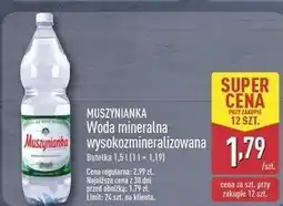 ALDI Woda niegazowana Muszynianka oferta
