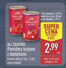 ALDI Pomidory krojone w kostkę z czosnkiem All Seasons oferta