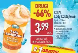 ALDI Lody krówka-kukułka Koral Koktajlowe oferta