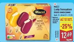 ALDI Lody mix owocowe Mucci Sensation oferta