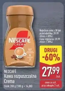 ALDI Kawa Nescafe Crema oferta
