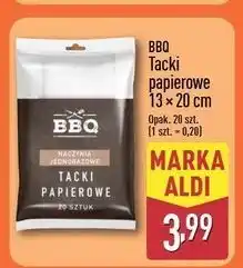 ALDI Tacki papierowe 13 x 20 cm Bbq oferta