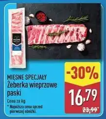 ALDI Żeberka wieprzowe ekstra mięsne Mięsne Specjały Zawsze Świeże (Aldi) oferta