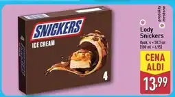 ALDI Baton lodowy Snickers oferta
