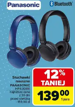 Carrefour Słuchawki nauszne PANASONIC HF630BE oferta