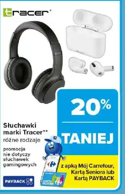 Carrefour Słuchawki marki Tracer oferta