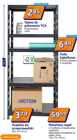Action Metalowy regał oferta